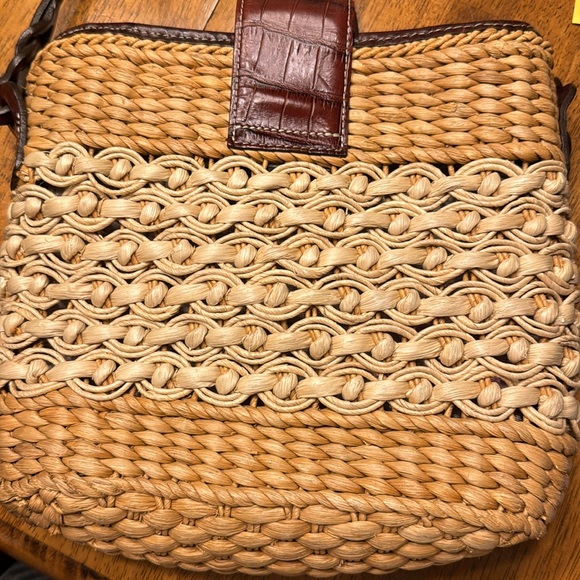 Vintage Brighton Straw shoulder bag. - Picture 6 of 7